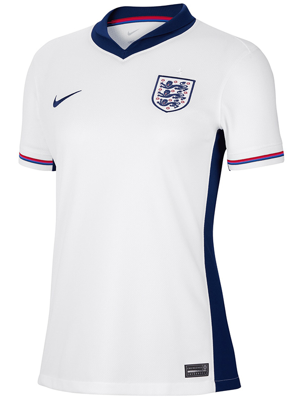 England maillot féminin domicile premier uniforme de football féminin kit de football sportif hauts maillot coupe Euro 2024